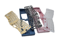 Yecheng – Prototype de clavier mécanique sur mesure en acier inoxydable, polycarbonate, plaque CF RF4, aluminium usiné CNC, précision par électroérosion à fil