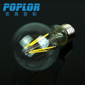 หลอดไฟ LED Poplor A60 E27 B22 4 6 8 10 12W ฐานแก้ว 220V แหล่งกำเนิดแสงคริสตัล - Product Image 3