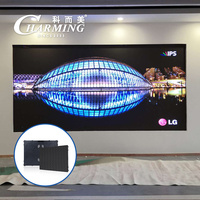 Pantalla LED a Todo Color para Interiores P1.5 P1.86 P2 P2.5, Brillo de 600CD, Empalme sin Costuras, Gabinete con Marco de Aluminio Fundido