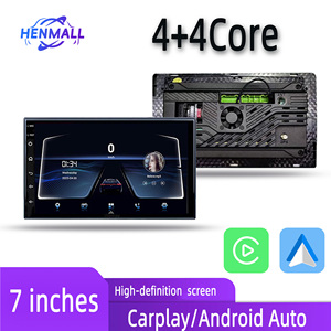 Phổ 7 inch 4 + 4 lõi đôi DIN 2 DIN đầu đơn vị xe DVD Player 2DIN Android headunit xe <span class=keywords><strong>Stereo</strong></span> đài phát thanh xe chuyển hướng 64G - Product Image 2