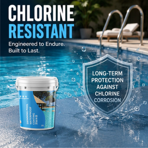 Revêtement <span class=keywords><strong>acrylique</strong></span> imperméable à haute adhérence, flexible, écologique et non toxique pour piscines naturelles - Product Image 3