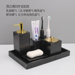 ชุดอุปกรณ์ห้องน้ำหินอ่อนสไตล์ยุโรปสุดหรู - Product Image 4