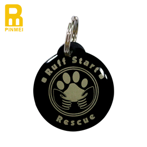 <span class=keywords><strong>Collar</strong></span> de cuero auténtico personalizado para mascotas, etiqueta de identificación para perro, antipérdida, código QR, etiqueta de <span class=keywords><strong>Metal</strong></span> para mascotas - Product Image 3