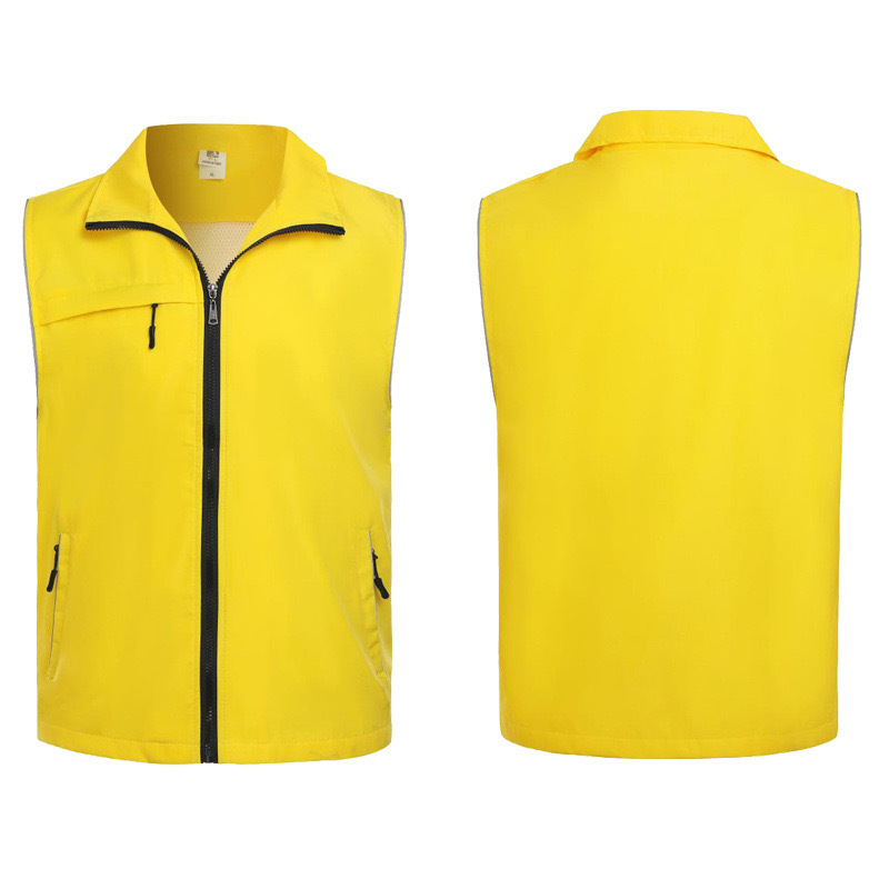 Image principale : Jaune, modèle premium à trois poches