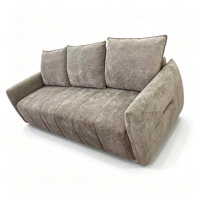 Canapé-lit convertible moderne de luxe sans accoudoirs, pliable à plat, capitonné en éponge, gain de place pour la maison et l'hôtel, confort optimal