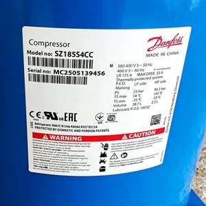 คอมเพรสเซอร์แบบสโครล Danfoss รุ่น SZ185S4RC 15 แรงม้า สำหรับเปลี่ยนเครื่องปรับอากาศแบบรวมศูนย์ - Product Image 5