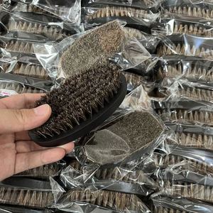 Cepillo de limpieza de barba de cerdas suaves de jabalí al por mayor para hombres - Product Image 5