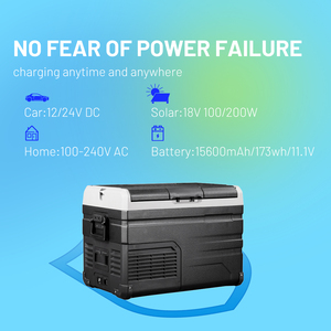 Réfrigérateur de voiture TS50 <span class=keywords><strong>50L</strong></span> avec compresseur 12V DC refroidisseur solaire 24V congélateur matière plastique - Product Image 5
