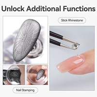 BORN PRETTY-Gel pour ongles semi-solide multifonctionnel sans essuyage, marque privée, gel de moulage sans écoulement pour poudre de chrome, 5ml