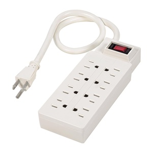 Volteck MUL-8 pesante presa di corrente 8 prese 14 AWG prolunga con presa USB 13A da 14 AWG - Product Image 2