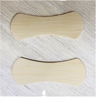 Cuillère en bambou jetable miniature personnalisée, 100% biologique, biodégradable, outils pour yaourt et crème glacée, caractéristique durable