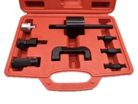 Juego de Extractor de inyector diésel con adaptador de Common Rail, Kit de herramientas de inyección de martillo deslizante, 8 Uds.