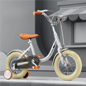 Vélo pour enfants, vélo pour bébé, poussette style princesse pour fille avec siège arrière, cadeau, <span class=keywords><strong>roues</strong></span> d'apprentissage de 14 pouces - Product Image 3