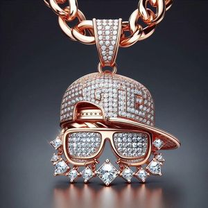 Pendentif en moissanite artisanal au lueur étincelante, design élégant et minimaliste, idéal pour porter en superposition avec d'autres colliers - Product Image 6