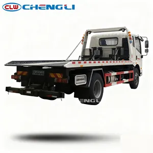 <b>Flatbed</b> Heavy Duty Tow <b>Truck</b> Flat Bed Towing FAW 4X2 Wrecker Truckfor Accident Clearance and Vehicle Transport - Product Image 4