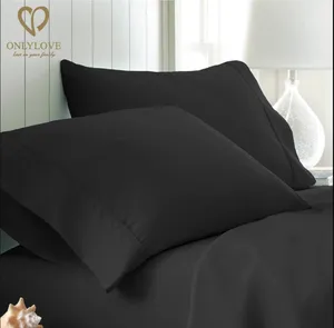 Taie d'oreiller blanche 100% coton de haute qualité pour maison/hôtel 233TC - Product Image 6