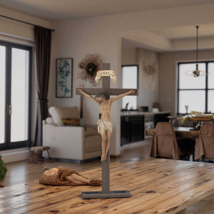 希少 イエスキリスト 十字架オブジェ 壁掛け インテリア 教会