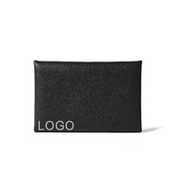 Dompet Koin Kecil Unisex Mewah Ringan dari Kulit Sapi Asli dengan Desain Tombol Kancing, Warna Kustom, Eksklusif