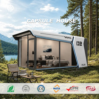 Casa Cápsula Espacial de Lujo, Moderna, Ecológica, Impermeable, Duradera, Portátil, Prefabricada, Modular, Inteligente, Lista para Usar, Móvil