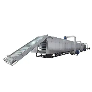 High Temperature Multi-Layer Belt Drying Machine Industrial Hot Air Conveyor Pepper Chili Mesh Belt Dryer