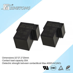 รีเลย์พลังงานแม่เหล็กไฟฟ้า24V 30A 4Pin ขนาดเล็กพลังงานสัมผัสสูงปิดผนึกป้องกัน - Product Image 2