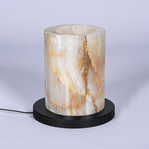 Natural Alabaster Table Lamp Translucent Stone Ambient nights <b>Light</b> for Bedroom Living Room Hotel Bedside lamp OEM ODM Factory - Product Image 4