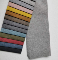 Tissu d'ameublement en velours tissé pour canapé, imprimé, anti-boulochage, enduit PE, poids moyen, 100% polyester, pour rideaux et vêtements