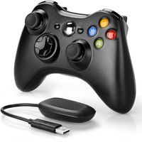 Control de Juego Inalámbrico de Alta Calidad 2.4G con Turbo y Vibración para PC para 360 PS360