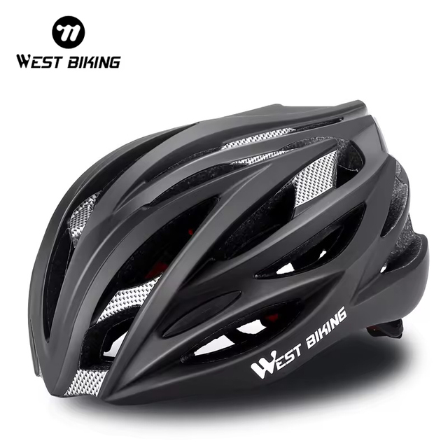 WEST BIKING Integrally-Molded Aerodynamic Bicycle Helmet Ultralight Shock Absorption Road Mountain MTB Bike Cycling Helmet