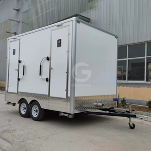 Suministro directo de remolque de inodoro móvil portátil de fábrica china <span class=keywords><strong>para</strong></span> <span class=keywords><strong>fiestas</strong></span> al aire libre Remolque de inodoro móvil VIP de diseño moderno - Product Image 3