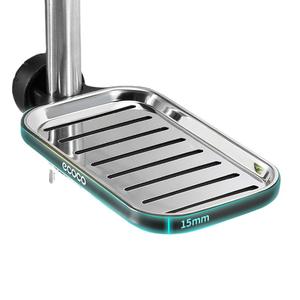 Ecoco - Rejilla de drenaje para grifo de acero inoxidable, 15 mm, ovalada, con clip, multiusos, impermeable, bandeja de almacenamiento para fregadero - Product Image 1