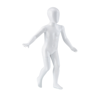 Mannequin Enfant en Fibre de Verre Blanc Nouveau Design avec Bras de Présentation pour Garçons – Vente en Gros