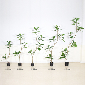Green <span class=keywords><strong>Scape</strong></span> Home Decor Plantes artificielles Pot à tige épaisse Plantes artificielles en pot pour la vie à la maison - Product Image 6