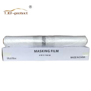 8-10mic HDPE /PE film plastique automobile film de masquage de surpulvérisation pour couverture de voiture <span class=keywords><strong>peinture</strong></span> d'atelier de <span class=keywords><strong>carrosserie</strong></span> - Product Image 3