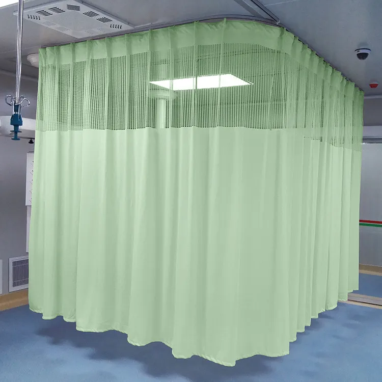 Großhandel Kunden spezifische Dusche Wasserdichte Klinik SPA Lab Cubicle Divider Datenschutz Bildschirm medizinische Krankenhaus Trennwand Vorhang