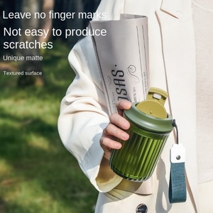 Taza de Viaje para el Hogar, Restaurante u Oficina, Botella de Agua Tritan para Llevar, Taza para Parejas, Estilo de Lujo Ligero, para Beber Directamente - Product Image 3