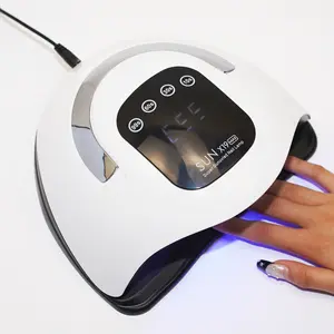 Novo Profissional Sun X19 MAX 320 W Gel Polonês de secagem rápida LED UV lâmpada para unhas tela sensível ao toque máquina de secar unhas portátil