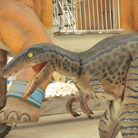 Cetnology Chine Fournisseur Réaliste Raptor Dinosaure Costume pour Affichage