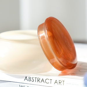 <span class=keywords><strong>Vaso</strong></span> per Fiori Mini in <span class=keywords><strong>Vetro</strong></span> Soffiato a Mano Flolenco, Stile Art Déco Moderno, Colorato e Accattivante, Decorazione da Tavolo per Casa e Matrimoni con <span class=keywords><strong>Coperchio</strong></span> - Product Image 4