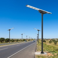 Lampe solaire de rue tout-en-un IK10 avec capteur PIR 100 watts, IP66, batterie LiFePO4, contrôleur MPPT, étanche, pour extérieur