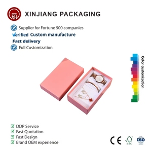 Cajas de Joyería de Cinco Piezas YZ OEM ODM, Cajas de Regalo con Tapa y Base Impresas con UV para el Día de la Mujer y Cumpleaños - Product Image 2