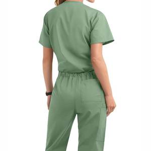 Uniformes Médicos Antiarrugas Lavables de Tela Suave para Enfermeras, Conjuntos de Uniformes Médicos Tipo Jogger para Mujer - Product Image 3