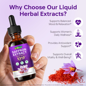 Itawel Manufacturer Custom <strong>Saffron</strong> Extract Liquid Drops Herbal Relaxation Antioxidant Vitality Healthcare Energy Supplement - Product Image 3