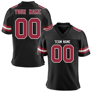 2025 özel <span class=keywords><strong>Jersey</strong></span> nakış dikiş amerikan tarzı takım gömlek yetişkin gençlik futbol üniformaları