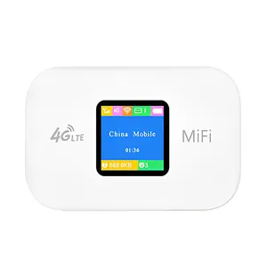 نطاق الشبكة اللاسلكية الساخنة مودم واي فاي 4G جهاز توجيه مع بطاقة Sim وsd للسفر في الهواء الطلق