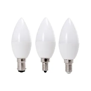 E12 E14 B15 5W LED Candle Light Bulb Dimmable 110V 220V Cool Warm Neature White 3000K 4000K 6000K 2835 SMD Lights Home Lighting