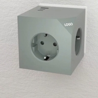 OEM ODM 6 en 1 Portable PD20W Eu Socket Cube Adaptateur Multiple Prise Sans Câble avec 3 USB A et C Multi Plug Cube socket