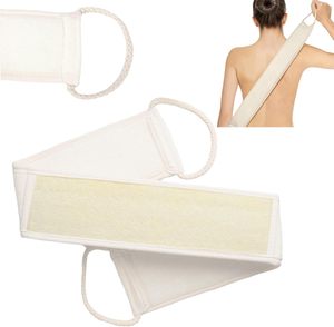 Exfoliating Oval Simple Bath Ramie Sponge Belt for <b>Body</b> Shower <b>Scrubbing</b> - Product Image 1