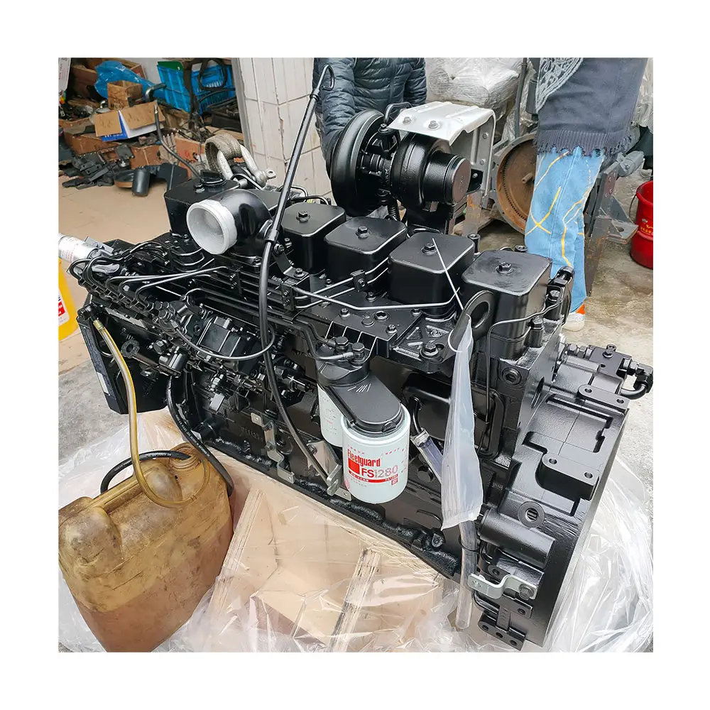 Motor diesel 6bt 6bt5.9 c130 c150 c210 g2, montagem do motor 6bt 5.9 l para motor completo para komatsu 6d102 pc200-7 pc200-8 R210-7