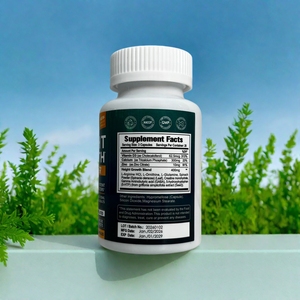 Complément alimentaire en capsules pour la santé quotidienne et la croissance, formulé par des médecins, sans sucre, sans gluten, sans soja, pour enfants, adolescents ou tous les âges - Product Image 3